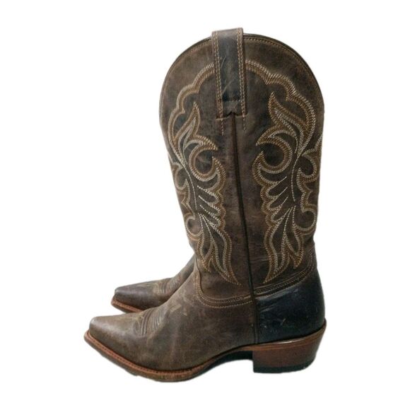 Shyanne Women's Loretta Western Boots Size 9.5 M Snip Toe Brown Retail $199 - Picture 2 of 13